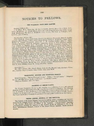 Notices To Fellows.