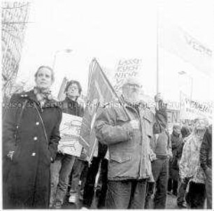Großdemonstration in der Ostberliner Innenstadt