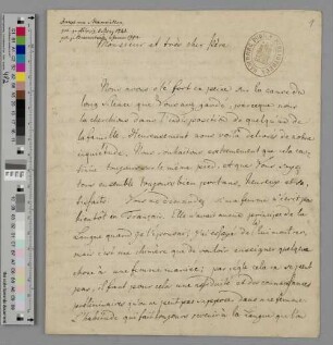 Brief an Eleazar Mauvillon