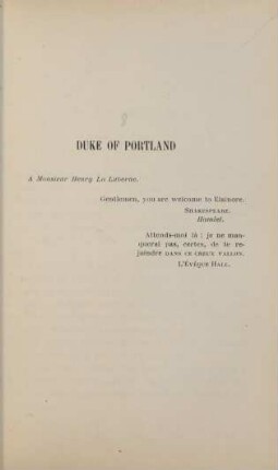 Duke of Portland