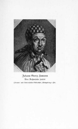 Johann Georg Hamann.