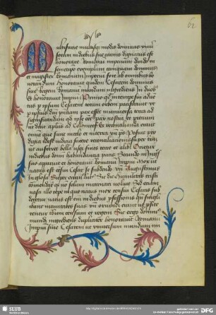 62r-75v: Alexander : Memoriale de prerogativa Romani imperii