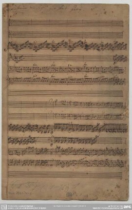 Giay, Giovanni Antonio, Sinfonien, D-Dur