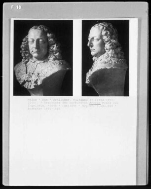 Grabmal des Erzbischofs Anselm Franz von Ingelheim: Büste