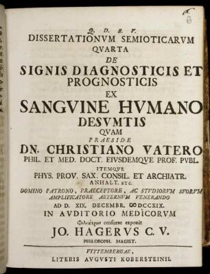 4: De Signis Diagnosticis Et Prognosticis