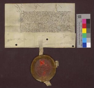 Erzherzog Albrecht von Österreich verpfändet das Schultheißenamt zu Endingen an Dietrich von Angelloch um 1.013 Gulden.