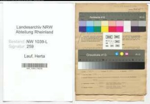 Entnazifizierung Herta Lauf , geb. 19.03.1914 ()