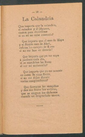La Calandria