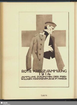 Rote Kreuz-Sammlung-Sammlung zugunsten der freiwilligen krankenpflege im Kriege
