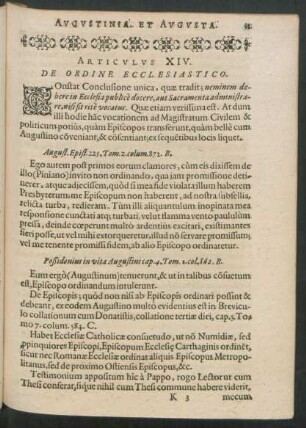 Articulus XIV.