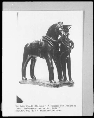 Reiter mit Pferd