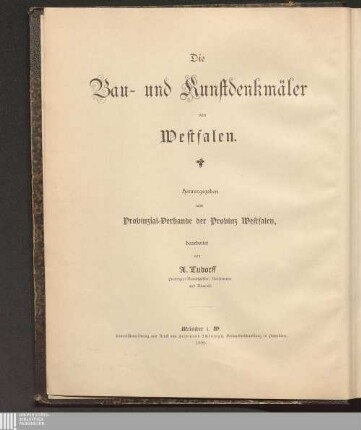 Die Bau- und Kunstdenkmäler des Kreises Paderborn