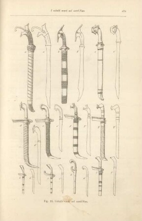Fig. 55. Coltelli usati nel nord-Nías