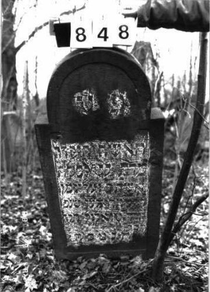 Grabstein 848