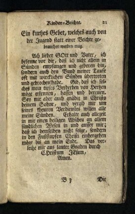 Kinder-Beichte