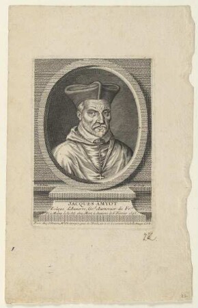 Bildnis des Jacques Amyot