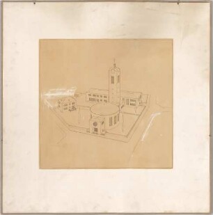 Billing, Hermann; Rheinfelden (Baden-Württemberg); Ev. Kirche - Vogelperspektive