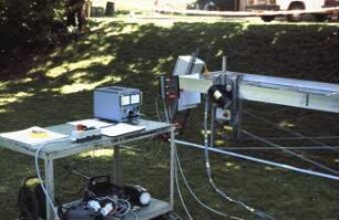 Fotografie: Informationstechnik, Sensortechnik, Radarsensor, Labortest, Messtechnik