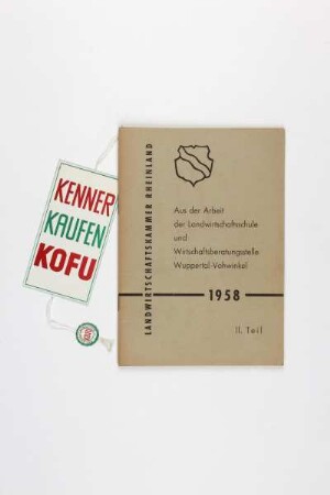 Aus der Arbeit der Landwirtschaftsschule und Wirtschaftsberatungsstelle Wuppertal-Vohwinkel 1958 - 2. Teil