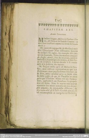 Chapitre XXI. Article Citation