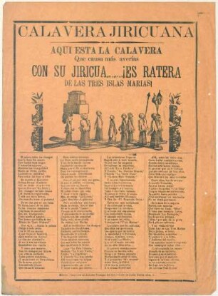 Calavera Jiricuana : Aqui esta la calavera que causa más averías con su jiricua ... : ¡Es ratera de las tres islas Marias!