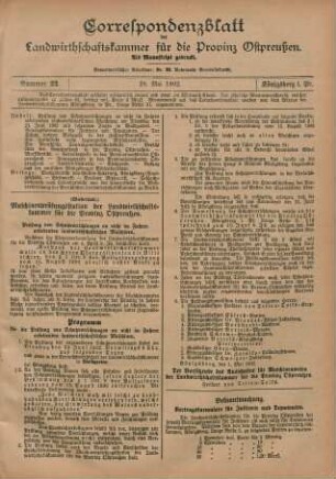 Nummer 22. 28. Mai 1902.