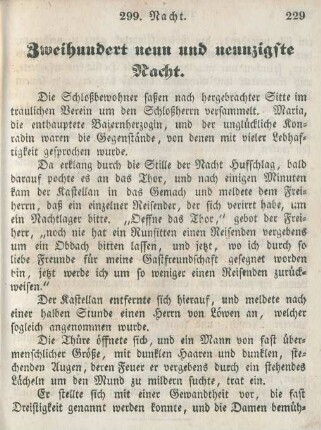 Zweihundert neun und neunzigste Nacht