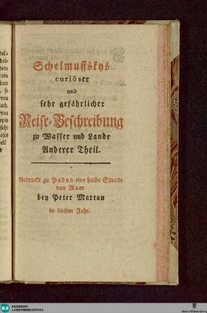 2: Nebst einer Zugabe Jung. Aengens Wunderliche Geburths-Geschichte