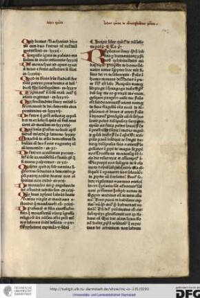 Incipit liber quintus de conversatione patrum, capitulum primum.