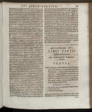 Ad Titulum XVI. - Ad Titulum XXIII.