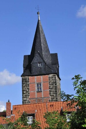 Quedlinburg - Historischer Stadtmauerturm : Historischer Stadtmauerturm. Aufgenommen in Quedlinburg am 17. Juli 2012