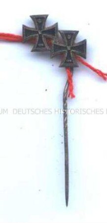 Anstecknadel mit Eisernen Kreuzen I. und II. Klasse (Fassung 1914)