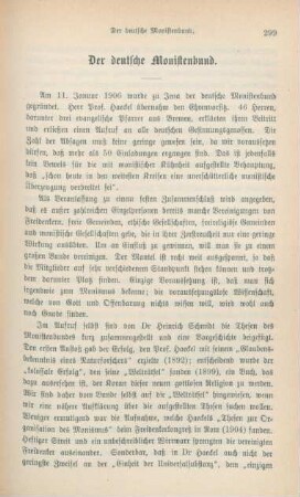 299-310 Der deutsche Monistenbund