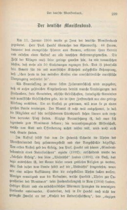 299-310 Der deutsche Monistenbund