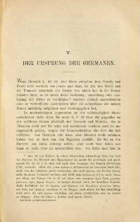 Deutsche Altertumskunde, Dritter Band