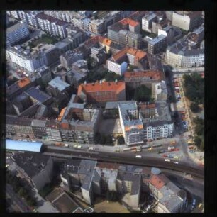 Diapositive: Skalitzer Straße, Waldemarstraße, Manteuffelstraße, Lausitzer Platz, 1982