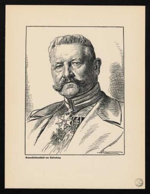 5, Illustration Generalfeldmarschall von Hindenburg