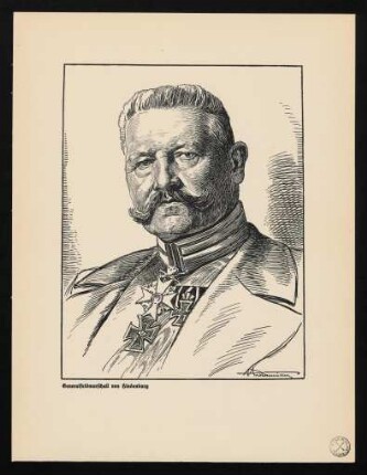 5, Illustration Generalfeldmarschall von Hindenburg