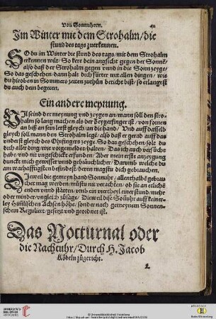 Ein andere meynung