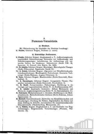 b) Etatmäßige Professoren