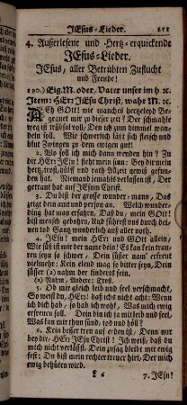 4. Außerlesene und Hertz-erquickende Jesus-Lieder.