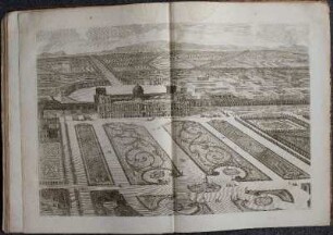 Tav. XIV. Veduta del gran Parterre del Giardino secondo la prima idea