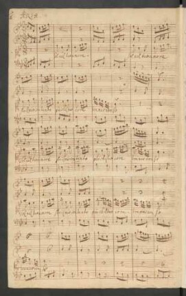 Sol nel tuo amore; S, strings, b; B-Dur