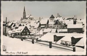 Altenberg. Ortsansicht. Winteraufnahme