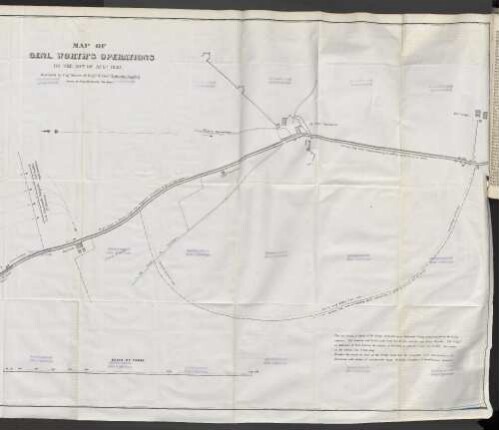 Map of the Genl. Worth´s Operations on the 20th of Aug. 1847.