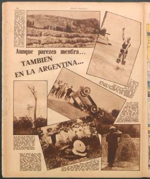 Aunque perezca mentira... [Fotografías] : También en la Argentina...