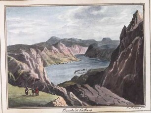 'Boccho di Cattaro - C(hristian) Martens pinx(it)' Aquarell