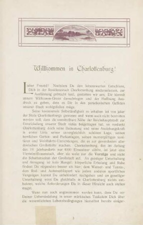 Willkommen in Charlottenburg!