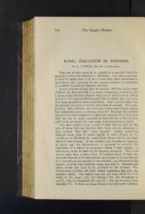 Rural Education in Rhodesia