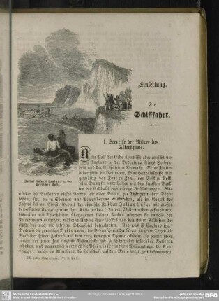Julius Cäsar's Landung an der britischen Küste
